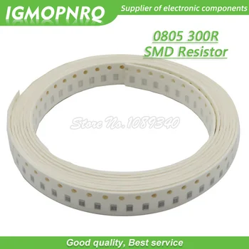 300шт 0805 SMD Резистор 300 Ом Чип-резистор 1/8 Вт 300R Ом 0805-300R