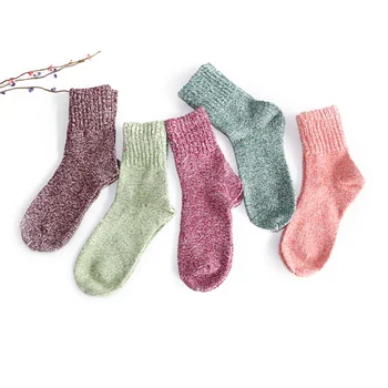 5 пар мужских носков, мужские женские теплые шерстяные носки Funny Woman для холодной погоды, короткие