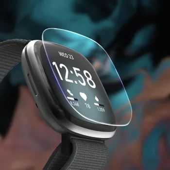 5 шт. Мягкая прозрачная защитная пленка из ТПУ Versa3 Smartwatch Guard для смарт-часов Fitbit Versa 3/ Sense, полноэкранный защитный чехол