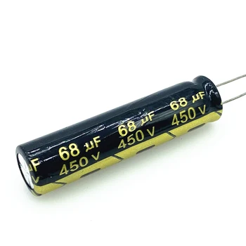 6 шт./лот 68 МКФ 450 В 68 МКФ алюминиевый электролитический конденсатор размер 13*50 20%