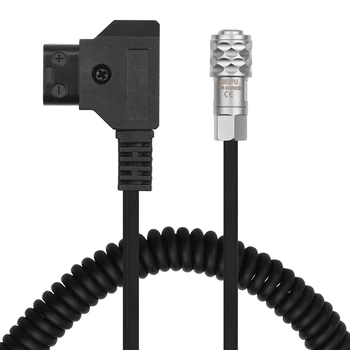 D-Tap к BMPCC 4K 2-контактный фиксирующий кабель питания для карманной кинокамеры Blackmagic 4K для аккумулятора Sony с V-образным креплением