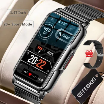 EFFEOKKI H80 Smartband Pro Фитнес-браслет Смарт-Часы Мужские Спортивные Трекер 1,47 Дюймов Full Touch IP67 Водонепроницаемые Мужские Умные Часы