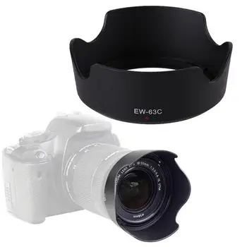 EW-63C Бленда Объектива Камеры Для Canon EF-S 100D 700D Байонетная Лепестковая Бленда Объектива EF-S 18-55 мм f/3,5-5,6 58 мм Аксессуары Для Камеры