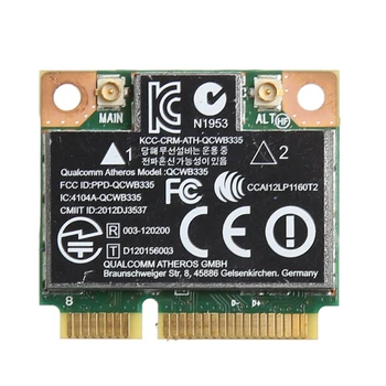 H4GA WiFi BT Беспроводная карта Half Mini PCI-E 802.11a/b/g/n для HP Atheros QCWB335 AR9565 690019-001 733476-001