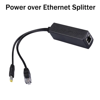 Hamrolte 10/100 Мбит/с Power over Ethernet Splitter IEEE802.3af стандартный 12 В Выход 48VInput PoE Splitter Адаптер Для POE IP-Камеры