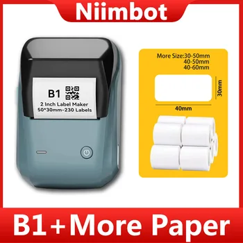 Niimbot B1 Мини Термопринтер для самоклеящихся этикеток Мини Портативный принтер для мобильных устройств, карманный принтер для изготовления этикеток Niimbot