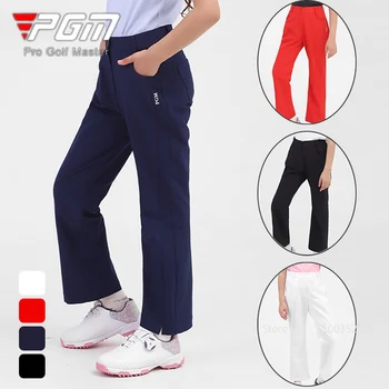 PGM, детские брюки для гольфа для девочек, быстросохнущие расклешенные брюки, детские эластичные длинные брюки для гольфа для девочек, дышащие повседневные брюки с защитой от пота
