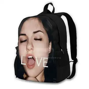Sasha Grey Love Подростковый рюкзак для студентов колледжа, дорожные сумки для ноутбука, Саша Грей, Саша Грей, Звезда Любви, укороченный топ, Милый Анал
