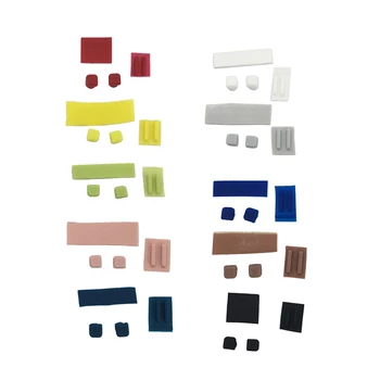 ZUIDID 1 комплект 9 цветов Дополнительно Крышка с винтовыми ножками для DS Lite для игровой консоли NDSL Крышка с винтовыми ножками Резиновая накладка