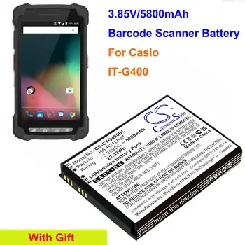 Аккумулятор для сканера штрих-кода Cameron Sino 5800mAh HA-R21LBAT для Casio IT-G400
