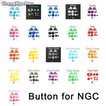 Аналоговый Колпачок для Джойстика ChengHaoRan Кнопки Клавиатуры Кнопки Y X A B Z Колпачки для Джойстика для Nintend Gamecube Для контроллера NGC