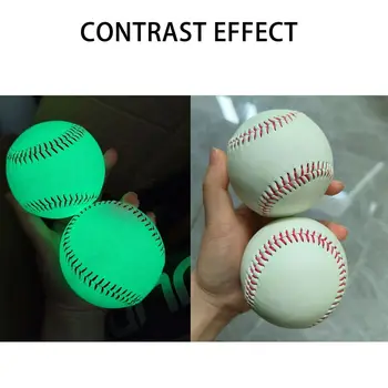 Бейсбол с подсветкой, светящиеся в темноте бейсбольные мячи со светящимся основанием для дневных и ночных игр и тренировочных подарков