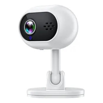 Беспроводная камера безопасности в помещении, интеллектуальная беспроводная HD-камера с широкоугольной домашней камерой безопасности, двустороннее звуковое обнаружение движения