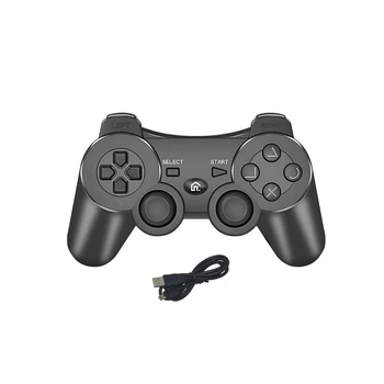 Беспроводной Bluetooth-совместимый контроллер для геймпада PS3, джойстик, дистанционная ручка для контроллера PS3 P3 PC с кабелем