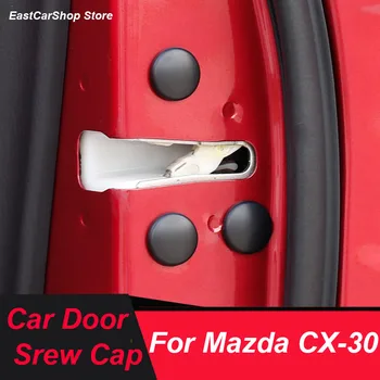 Винтовая Крышка Дверного Замка Автомобиля, Защита Двери, Антикоррозийный Винт, Водонепроницаемая Крышка для Mazda CX 30 CX-30 CX30 2022 2021 2020 2019