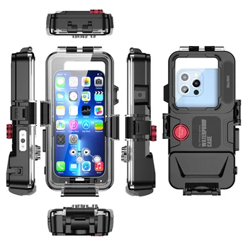 Водонепроницаемый защитный чехол для телефона серии iPhone, корпус для подводной съемки длиной 98 футов/30 м для глубоководных погружений, водных видов спорта