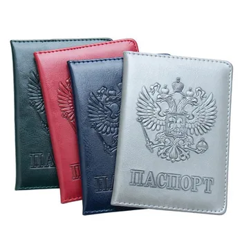 Высококачественная обложка для паспорта для мужчин и женщин, чехол для паспорта для поездок в Россию, обложка для проездных документов, держатели SIM-карт, протектор