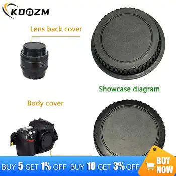 Для Canon 700D70D 6D2 5D4 1DX DSLR Задняя крышка объектива и крышка корпуса камеры Комплект защитных чехлов с логотипом
