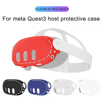 Для мэйнфрейма Meta Quest3 Силиконовый защитный чехол, противоударный Защитный и пылезащитный чехол A7D3