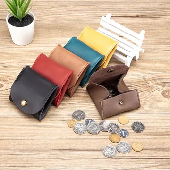 Женские винтажные многофункциональные наушники, держатель для денег, сумка для женщин, мужской мини-кошелек, портативные сумки-портмоне из натуральной кожи