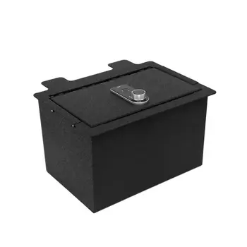 Замок отпечатков пальцев Amazon Hot Sale Storage Console Safe для GMC Storage Organizer Сейф для Центральной Консоли Автомобиля