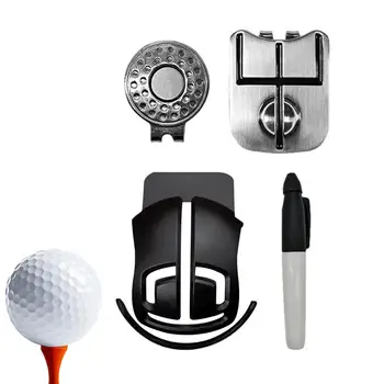 Инструмент Для Разметки Мяча Для гольфа Golf Ball Scriber Набор Для Разметки Гольфа Golf Ball R Трехколейная Клюшка Трафарет Аксессуары Для Игроков в Гольф Daily