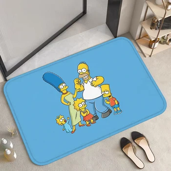 Ковер для S-Simpsons, Милый короткий плюшевый ковер для спальни, Нескользящий Водопоглощающий ковер для ванной, Кухонный коврик для пола по индивидуальному заказу