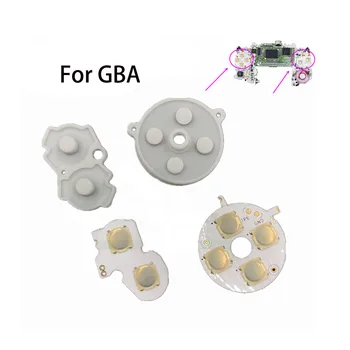 Комплект для модификации кнопок из тонкой проводящей пленки Для GBA Tacktile Clicky Button A B Комплект кнопок D-Pad для замены Gameboy Advance