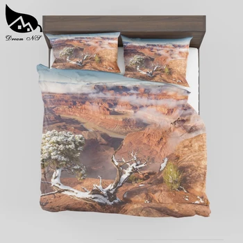 Комплект постельного белья Dream NS с модным пейзажным рисунком, профессиональный комплект постельного белья с изображением HD на заказ, набор текстиля для домашнего постельного белья