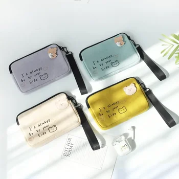 Корейская версия Студенческая Маленькая Свежая сумка для мобильного телефона, женский Мини-кошелек с сердечком для милой девушки, Маленькая Квадратная модная сумка