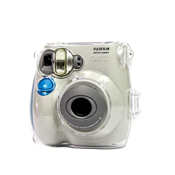 Кристально Прозрачный Чехол Защитная Оболочка Instax Mini Case Сумка Для Камеры Fujifilm Instax Mini7s/7c с Плечевым Ремнем