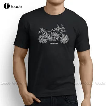 Летние высококачественные мужские футболки в уличном стиле для мужчин, любителей американских классических мотоциклов, в стиле Tiger 2009
