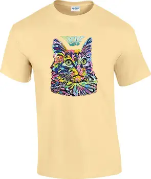 Лоскутная футболка с котом Dean Russo Love Cat