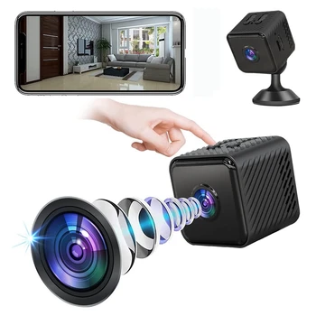 Мини-камера Wifi 1080P, видеокамера для защиты от безопасности умного дома, Профессиональное обнаружение движения, Портативная