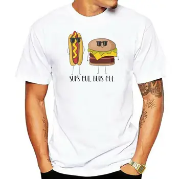 модная мужская футболка Sun'S Out, булочки, хот-дог и гамбургер, футболка унисекс, индивидуальность, футболка на заказ, мужская футболка