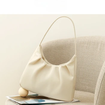 Модная сумка-тоут, повседневная женская сумка Ins, простая складная сумка из искусственной кожи, косметичка, сумка для пригородных поездок