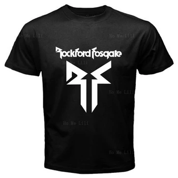Мужская Черная хлопчатобумажная футболка с логотипом Rockford Fosgate, размер от S до 6xl, 2023 г.