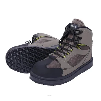 Мужские болотные ботинки, обувь для рыбалки, сапоги-кулички на резиновой подошве для ловли нахлыстом