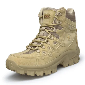 Мужские военные ботинки, армейские ботильоны на платформе, тактические армейские ботинки 46 размера, мужская обувь, рабочая защитная обувь, Мотоциклетные ботинки, мужские