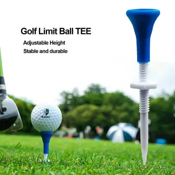 Набор резиновых тройников для гольфа 5шт, прочная футболка с подушкой, аксессуары для гольфа, принадлежности для гольфа, высоту штанги для гольфа можно регулировать, подарок для игроков в гольф