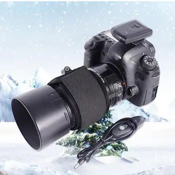 Нагревательный ремень для Размораживания Объектива камеры USB С Трехскоростным Регулированием Температуры Поясного устройства Материал Водолазной ткани для размораживания Hea L3J9