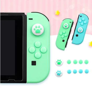 Наклейка ABXY Key для Nintendo Switch Joy-con, кнопка джойстика, ручка для большого пальца, защитный кожух контроллера, красочный чехол