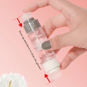 Новая мини-ручка для губной помады футляр для контактных линз благородный темперамент футляр для контактных линз футляр для дорожных очков может чистить очки