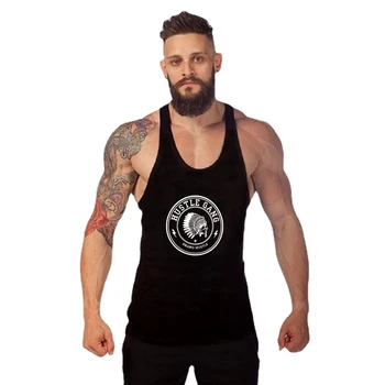 Новая популярная мужская спортивная футболка Hustle Gang Black, размер мужской спортивной одежды S 4Xl 020983