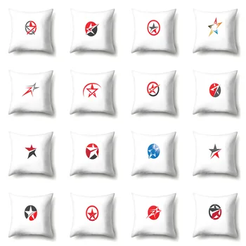 Офисная подушка наволочка поясная подушка Red Star креативный домашний диван наволочка