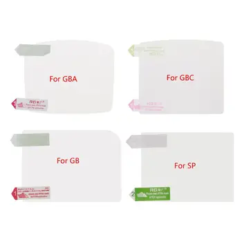 Пластик с защитой от царапин для Gameboy Advance для GBA для консоли GBA GBC Защитная пленка для экрана Защитные Аксессуары