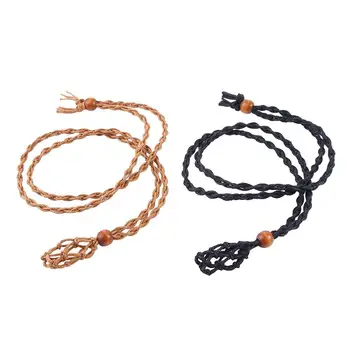 Плетеный DIY для браслета, ожерелья, ювелирного пустого камня, держателя для хрустального ожерелья, шнура для ожерелья, плетеного шнура для ожерелья