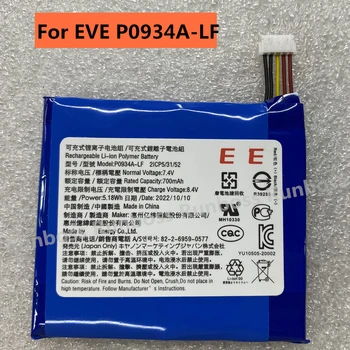 Подлинный высококачественный аккумулятор для портативного фотопринтера 7,4 В 700 мАч P0934A-LF для EVE