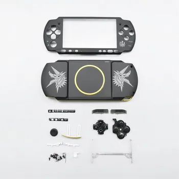 Полный комплект домика для PSP 3000, пластиковый чехол для ремонта, запасная часть, чехол, игровой аксессуар