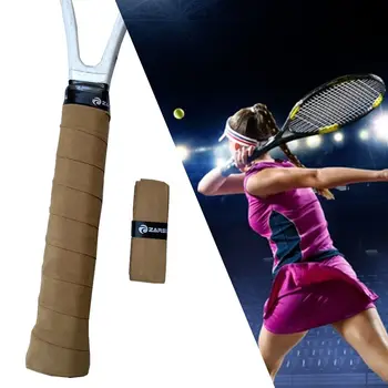 Прочная впитывающая пот Ударопрочная теннисная ракетка для бадминтона и сквоша с имитацией воловьей кожи, внутренняя ручка для ракетки Overgrip